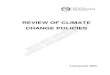 Review of Climate Change Policies [New Zealand Climate ... · REVIEW OF CLIMATE CHANGE POLICIES 8 1 Background to the review 1.1 The challenge of climate change and New Zealand Climate