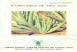 Cultivation of Aloe vera - ICARdmapr.icar.gov.in/Publications/Bulletine/Cultivation of Aloe vera.pdf · Field view of Aloe vera In India, it is grown commercially for its high demand