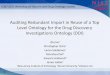 Auditing Redundant Import in Reuse of a Top Level …zh2132/VDOS2013-Zhe-Slides.pdfOntology for Drug Discovery Investigations • DDI was developed to support automatic drug discovery