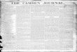 THE CAMDEN JOURNAL · 2014-05-17 · THE CAMDEN JOURNAL \ _____ ~V, VOLUME3. CAMDEN,SOUTH-CAROLINA,SEPTEMBER7, 1852. NUMBER72. fa- _ J. THE CAMDEN JOURNAL Wl**-PUBLISHEDSEMI-WEEKLYANDWEEKLYBYTHOMASJ