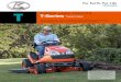 KUBOTA LAWN TRACTOR T T-Series - E & MJ Rosher · KUBOTA LAWN TRACTOR T-Series T2090/T2290 Easy to operate, fun to drive, the Kubota T-Series is durable, and packed with premium features