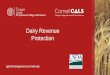 Dairy Revenue Protection · 2019-03-15 · 6 Dyson | College of Agriculture and Life Sciences | Cornell SC Johnson College of Business Dairy Revenue Protection • Expected revenue