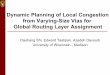 Dynamic Planning of Local Congestion from Varying …Overview of Layer Assignment • Vias are determined during the layer assignment phase • Layer Assignment – Receives as input