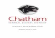 DISTRICT REOPENING PLAN - chathamcentralschools.com · I encourage you to thoroughly read this plan. If you have questions or concerns, you may direct them to either your school principal