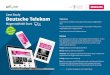 Case Study Deutsche Telekom Objectives - IAB UK...Trading: Programmatic Advertising Data: New customers, aged 30-59 (predominantly male). Deutsche Telekom’s ﬁrst party data, Adform