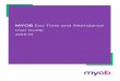 MYOB Exo Time and Attendance User Guidehelp.myob.com.au/...Time_Attendance_AU_User_Guide.pdf · The Exo Time and Attendance system is the result of detailed analysis of the needs