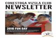 CONESTOGA VIZSLA CLUB NEWSLETTER ... CONESTOGA VIZSLA CLUB NEWSLETTER Third Quarter 2016 2016 FUN DAY