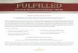 FULFILLED - ... Uncovering the Biblical Foundations of Catholicism ¢â‚¬â€œ PART ONE FULFILLED ¢â‚¬¢ Explain