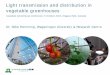 Canadian Greenhouse Conference, 5 October 2016, Niagara ...€¦ · Light transmission and distribution in vegetable greenhouses Canadian Greenhouse Conference, 5 October 2016, Niagara