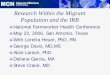 Research Within the Migrant Population and the IRB...1 Research Within the Migrant Population and the IRB National Farmworker Health Conference May 22, 2006, San Antonio, Texas With