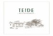 Carta Teide A4 -2018 - PA DIGITAL · Salade Teide (tomate, laitue, oignon, jambon serrano, fromage semi-séché, œuf à la coque et noix) Salade Alpujarreña (tomate, laitue, oignon,