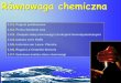 Równowaga chemiczna · 2017-10-16 · Równowaga chemiczna Wykład z Chemii Fizycznej str. 2.8 / 23 RÓWNOWAGA CHEMICZNA. 1) Oblicza się na podstawie powyższych wzorów wartość