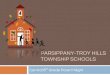 TOWNSHIP SCHOOLS PARSIPPANY-TROY HILLS · Parent / Student selection (February 8th -15th) Parents/students complete course reviews and list electives in priority order in Genesis