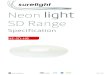 NeonNeon lightt SDSD Range Range · 2019-10-10 · Rev2.0 NE-SD-HB 01 SSppeecciiffiiccaattiioonn NeonNeon lightt SDSD Range Range