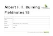 Albert F.H. Buining Fieldnotes 15 - cactuspro · 2017-05-17 · © 2017 Succulenta | Albert F.H. Buining – Fieldnotes 15 Page | 1 Albert F.H. Buining Fieldnotes 15 Notebook name
