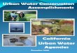 California Urban Water Agencies · This report was prepared by the California Urban Water Agencies Conservation Committee with assistance from Kennedy/Jenks Consultants