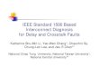 IEEE Standard 1500 Based Interconnect Diagnosis for Delay ... · Oscillation Ring Test Scheme for Interconnect Detection and Diagnosis Oscillation Ring Test Scheme Test Architecture