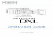 Panavision Millennium DXL Operation Guide · accessory, keep them dry at all times. DO NOT use soaps, detergents, ammonia, alkaline cleaners, and abrasive cleaning compounds or solvents