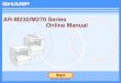 AR-M230/M270 Series Online Manual - Sharp Business€¦ · not the paper loaded in each tray can be used for printing are specified in the "TRAY SETTINGS" of the custom settings