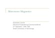 Microwave Magnetics 5.ppt - Sharifee.sharif.edu/~mwmagnetics/Microwave Magnetics_5.pdf · 2016-03-01 · :dyhjxlghv dqg uhvrqdwruv zlwk pdjqhwlf phgld *hqhudo lqirupdwlrq &rqwhqwv