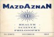 Mazd Azna N - IAPSOP · 2016-06-26 · Mazdaznan Health and Breath Culture ... “ Health and Breath Cul ture: First Six Lessons,” and I have been very much interested in it. I