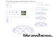 Strawbees dome instruktion - Maker Camp€¦ · 20cm 17,7cm 35 pieces 30 pieces X 10 X 10 X 10 X 20 X 40 X 10 The basic pieces needed How to make dome straw connectors Make these