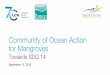 Community of Ocean Action for Mangroves · Mangrove Voluntary Commitments A total of 85 commitments to date relate to the management, protection and restoration of mangroves and related