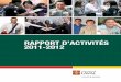 RAPPORT D’ACTIVITÉS 2011-2012 - SPLA ... la création d’applications mobiles, la diffusion de CV Web multimédia, la refonte du webfolio, la réalisation de formations et d’outils
