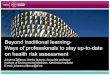 Need for competence in risk assessment · From student to professional risk assessor ... Practical training at an institution performing risk assessment Final assessment 15-10-15