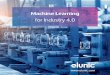 elunic Flyer 2019 EN-Machine-Learning singlepages · for Industry 4.0. Digital transformation and user interactions through apps generate valuable usage data. Together with operating
