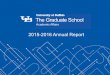 University at Buffalo The Graduate Schoolgrad.buffalo.edu/content/dam/grad/internal/annual-report-1516.pdf · Academic Job Talk for Graduate . Students . Career Services . 195 . Total