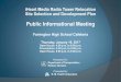 Public Informational Meeting€¦ · 19-01-2017  · Public Informational Meeting . Site Selection and Development Plan for the iHeart Communication Tower Relocation AGENDA 1. Introductions