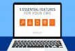 5 ESSENTIAL FEATURES FOR YOUR CMS Library/Whitepapers/Bridgeline... · BRIDGELINEDIGITAL.COM 5 ESSENTIAL FEATURES FOR YOUR CMS DESIGNING FOR MOBILE DEVICES More than ever before,