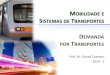 MOBILIDADE E SISTEMAS DE TRANSPORTES EMANDA POR TRANSPORTES mobilidade e sistemas de transportes prof. dr. daniel caetano 2019 - 1 demanda por transportes