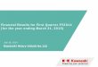 Financial Results for First Quarter FY2014 (for the year ... · Plant & Infrastructure Motorcycle & Engine ... from March 31, 2014, attributing to inventory growth stemming from progress