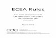 Rules for the Administration of the Exceptional Children's ...€¦ · ECEA Rules Rules for the Administration of the Exceptional Children's Educational Act 1 CCR 301-8 March 2013