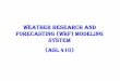 WEATHER RESEARCH AND FORECASTING (WRF) MODELING …cs5090248/asl410-WRF.pdf• Case-study research ... 5. Linux x86_64 i486 i586 i686, ifort compiler with icc (serial) 6. Linux x86_64