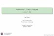 Informatics 1: Data & Analysis - Lecture 7: SQL · 2018-02-06 · s0412375 geo1 64 s0189034 math1 56 Course code title year inf1 Informatics 1 1 math1 Mathematics 1 1 geo1 Geology