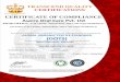 CERTIFICATE OF COMPLIANCE Aspire Oral Care Pvt. Ltd Certificate.pdf(GOTS) and that products of categories as mentioned below, comply with this standard Woven Garments , Garments CERTIFICATE