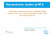 Photoemission studies at PITZ - desy.de€¦ · Photoemission studies at PITZ: Analysis on extracted charge vs laser pulse energy from Cs 2Te photocathodes under high RF field strengths