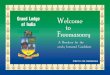 Grand LodgeWelcome of India Freemasonry · Lodge of India, the representatives of the three parent Grand Lodges of England, Scotland and Ireland, got together and formally consecrated