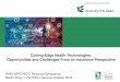 Cutting-Edge Health Technologies: Opportunities and ... · WHO-WIPO-WTO Technical Symposium . Martin Eling | I.VW-HSG | Geneva, October 2019. Cutting-Edge Health Technologies: Opportunities