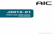 J2012-01 - aicipc.com · J2012-01 User's Manual Thank you for selecting and purchasing the J2012-01. This user's manual is provided for professional technicians to perform easy hardware