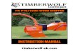 INSTRUCTION MANUAL - Timberwolf Wood Chippers€¦ · The Timberwolf PTO/150H brushwood chipper, is designed to chip solid wood material including timber branches, saplings and brushwood