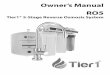 Tier1® 5-Stage Reverse Osmosis System...Reverse Osmosis Membrane: Tier1-TROM-50 based on typical water consumption of a family of four. 4. Carbon Post-Filter: Tier1-IN-WF0140 months