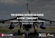 THE GEORGIA DEFENSE EXCHANGE & GTPAC COMMUNITY€¦ · GDX is an interactive business development platform designed to assist Georgia businesses in finding new opportunities in Department