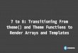 7 to 8: Transitioning From theme() and Theme Functions to ...blog-media.chromaticsites.com.s3.amazonaws.com/badcamp-2015/… · 7 to 8: Transitioning From theme() and Theme Functions