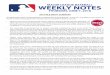 Weekly Notes 060618 - Major League Baseball · WEEKLY NOTES MAJOR LEAGUE BASEBALL THURSDAY, JUNE 7, 2018 2018 MLB DRAFT SUMMARY On Wednesday, Major League Baseball completed the 2018