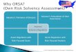 Industry’s Articulation of their Industry’s Tolerance of ... · Enterprise Risk Management Financial Sector ... •Maintain a risk management framework ORSA Assessment •Complete