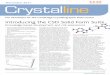 Crystal line The newsletter for The Cambridge ... · expertise in data mining, the Consortium developed Solid Form Informatics tools, focusing initially on polymorphism. Polymorphism